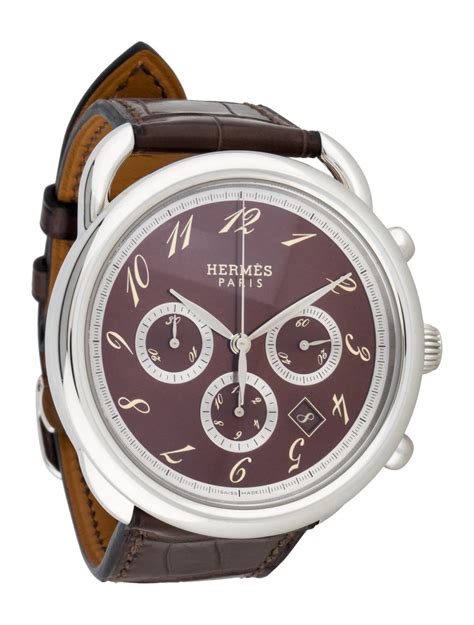 vintage arceau hermes watches|hermes chronograph watch.